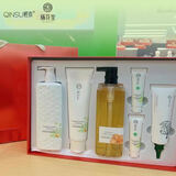 栖花里洗发水发膜 轻素植物修护/玻尿酸控油/生姜洗护洋甘菊去屑套装 洋甘菊洗护沐浴六件套礼盒