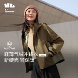 蕉下（beneunder）三合一冲锋衣LS19523女短外套风衣防风气绒保暖棉服 松露棕S