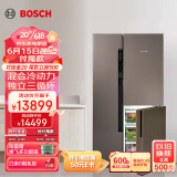 博世（BOSCH）569升混合冷动力智能变频三循环维他保鲜 （胡桃棕）对开门冰箱BCD-569W(KAF96A46TI)