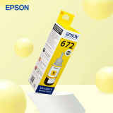 爱普生（EPSON） T672 墨水适用于L221/L363/L351/L565/L455 墨仓式打印机墨水T6724黄色墨水 原装 墨水