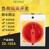 LXEE 负荷隔离开关LW42-20/25/63A主控户外密封式电源切断防水盒三相4P 3P(常用) 20A