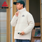 匹克棉服男冬季保暖百搭篮球文化面包服休闲保暖棉衣女外套DF544300