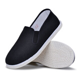 仟鸿福传统老北京布鞋男千层底劳保黑色透气软底工作鞋轻便居家开车单鞋 机纳布底-相巾 42