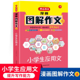 小学生应用文漫画图解写作方法-写作思路-素材积累小学生作文大全分类作文优秀满分作文范文技巧辅导书 