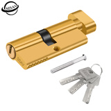 SISAV赛尔福室内门锁芯卧室房间门锁芯木门锁头铜内芯 金色  SV-大70