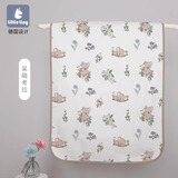little tiny婴儿隔尿垫加厚超大新生儿防水透气纯棉可水洗宝宝防漏尿床单A类 呆萌考拉 大号【70×90cm】
