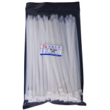 添翼 尼龙扎带 大号8*300 塑料扎线 空调管广告布包扎带 园艺 装机电工理线捆扎 白黑色100条白色扎带 白色8*300 宽7.6mm 长30厘米