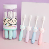 皓牛（HAONIU）儿童牙刷超万根软毛1-2-3-4-5-6岁以上婴幼儿乳牙宝宝牙刷 两桶【16支】