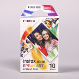 拍立得现货拍立得相纸适用mini7+/7s/8/9/11/12/25/90/link系列通用胶卷 涂鸦10张