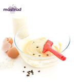 mastrad 烘焙工具法国耐高温硅胶抹刀不粘奶油搅拌刮刀 红色大号（F06083）