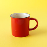 NITORI宜得利家居 陶瓷简约马克杯办公室喝水杯茶杯 马克杯JML018 300ML 红色