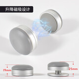 升派 笔记本支架脚垫散热球电脑增高笔记本电脑支架脚垫垫脚托架桌面增高器折叠便携式悬空铝合金调节 灰色-升级版【磁吸+可升降】