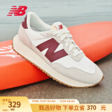 NEW BALANCE NB 官方休闲鞋男鞋女鞋情侣复古低帮舒适百搭237系列运动鞋 米色/白色 MS237SB 38.5 (脚长24cm)