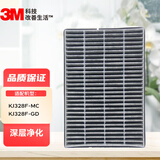 3M 空气净化器KJ328F-GD/KJ328F-MC替换滤网滤芯有效除PM2.5甲醛 MFAF328复合滤网