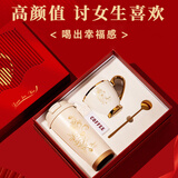 每束母亲节礼物送妈妈保温杯女士水杯子冬高颜值咖啡杯生日礼物送女友 铃兰礼盒【三件套】 500ml