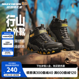 Skechers斯凯奇男童雪地靴户外棉靴儿童运动鞋冬大童棉鞋406415L 巧克力色/黑色/CHBK 31码