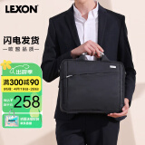 乐上（LEXON）手提电脑包13.3英寸笔记本单肩包斜挎商务公文包休闲电脑背包