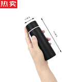 拓进德国进口品质迷你保温杯女便携口袋小150小巧细长100小容量持久 磨砂黑【升级316】 耐磨漆 150ml