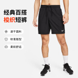 耐克（NIKE）男运动裤夏季直筒梭织休闲裤 干爽舒适  DV9858-010 黑色 M