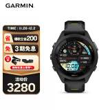 佳明（GARMIN）Forerunner265S极夜黑血氧心率HRV跑步铁三游泳户外运动手表