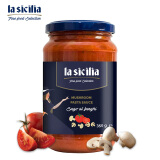 lasicilia（辣西西里)  意大利进口意大利面酱 蘑菇番茄意面酱350g 拌面酱