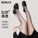 宝娜斯丝袜女春夏季0感超薄美肤不易勾丝连裤袜性感丝袜黑丝光腿神器
