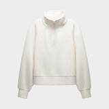 蕉内（Bananain）【刘浩存同款】非常服503Relax女士半拉链卫衣显瘦洋气秋冬外套 象牙白 M