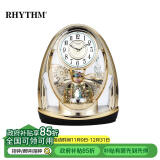 丽声（RHYTHM）钟表客厅现代座钟创意静音台钟卧室床头钟装饰表31cm 4SG725WR18