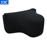 JJC 相机内胆包 收纳保护套 适用于索尼A6600 A6100 A6000 A5100 A6300 A6400 ZV-E10 RX1RII微单配件 OC-S2BK中号 黑色