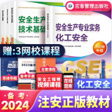 备考2024中级注册安全工程师2023教材 化工安全（公共课+实务）（教材2022年版）官方正版 套装4本