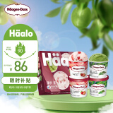 哈根达斯（Haagen-Dazs）冰淇淋超值尽享礼盒装 (抹茶*2/草莓*2) 100ml*4