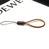 航云优壳牛皮手机挂绳挂件u盘挂绳挂件防丢相机腕带手腕绳皮革绳结实耐用 棕色[指环短款][一条装]