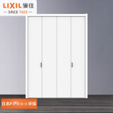 骊住（LIXIL）日本品质木门 推拉壁橱折叠门收纳衣帽间门CR-LAA 2折-漆白色-门扇门框略有差异 套