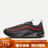 耐克男子板鞋\复刻鞋AIR MAX 97运动鞋921826-018黑红色41码