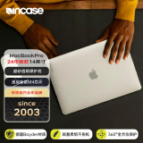 INCASEDots适用于24/23款苹果MacBook Pro14英寸新款M4/3苹果笔记本电脑保护壳纤薄便携A3112磨砂透明色