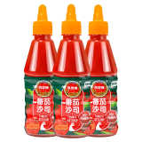凤球唛（PHOENIX&EARTH）番茄酱 番茄沙司挤压瓶低脂新疆蕃茄酱 476g*3瓶