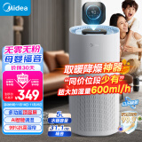 美的（Midea）【小蓝鲸600】无雾加湿器婴儿落能除菌卧室静音增湿器孕妇家用落地桌面空气雾化加湿净化器SZ-2Y50