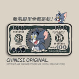 炯海 vivo手机壳保护套镜头全包防摔5g硅胶软壳创意卡通男女ins风个性潮 iqoo neo5【美钞汤姆猫】配保护膜