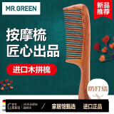 MR.GREEN德国梳子木梳养发梳礼盒天然红贵宝生日礼物送女生闺蜜Mr-7121