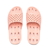 大朴内外浴室防滑速干拖鞋 漏水女洗澡拖鞋家居室内静音软底拖鞋男 女款浅橘色 38-39 女款L码