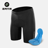 洛克兄弟（ROCKBROS）夏季骑行服套装短袖短裤男女山地公路自行车衣服单车装备 骑行短裤-黑色 L