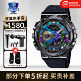 卡西欧（CASIO）男表黑金G-SHOCK双显运动防水时尚腕表 GM-110B-1AP【男神同款】