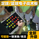 舒奈斯（SONICE） 专业手写电子篮球足球战术板五人制足球比赛训练教练青训教学 足球磁吸款+背面白板丨赠包+棋子