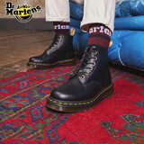 马丁博士（Dr.Martens） Vegan 101 英伦风气质时尚短靴黑色女款6孔马丁靴 黑色 38