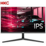 HKC 23.8英寸 IPS面板 高清屏幕1080P 低蓝光不闪屏 广视角 HDMI接口 办公家用 电脑液晶显示器V2412
