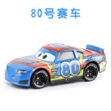 森越闪电麦昆合金玩具汽车模型套装赛车总动员黑风暴冠军博士组合套装 80号赛车