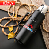 膳魔师（THERMOS）保温壶大容量2000ml高真空不锈钢户外运动旅行壶SK-2020 黑色