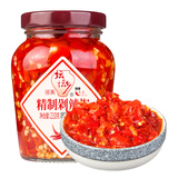 坛坛乡 拌饭剁辣椒 瓶装 豉香蒜香 朝天椒湖南特产 辣椒酱 下饭菜香辣酱 精制剁椒210g*1瓶