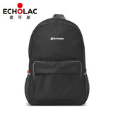 爱可乐（Echolac）折叠双肩包AE9005-T 黑色（白色丝印）