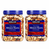 科克兰科克兰坚果美国进口柯克兰混合坚果原味盐味混合坚果1130g年货 盐焗味（罐装）1130g*2